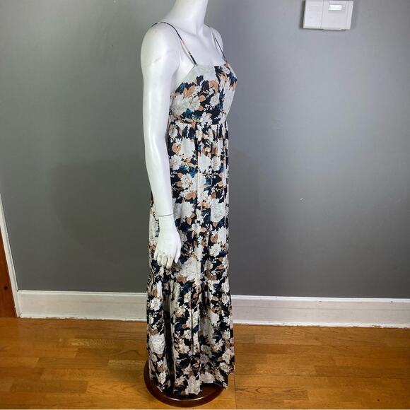 Abercrombie & Fitch Maxi dress XS Babydoll floral cottagecore strappy cotton - Picture 5 of 16